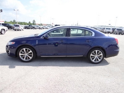 lincoln mks 2011 blue sedan gasoline 6 cylinders front wheel drive shiftable automatic 77388