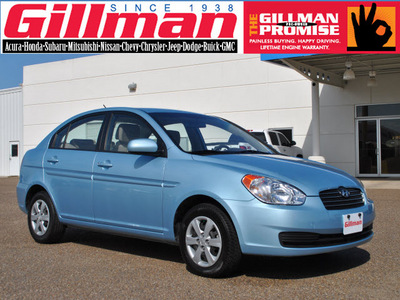 hyundai accent 2011 lt  blue sedan gls gasoline 4 cylinders front wheel drive automatic with overdrive 78586