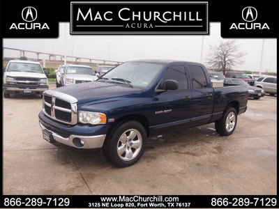 dodge ram 1500 2004 blue slt 8 cylinders rear wheel drive automatic 76137