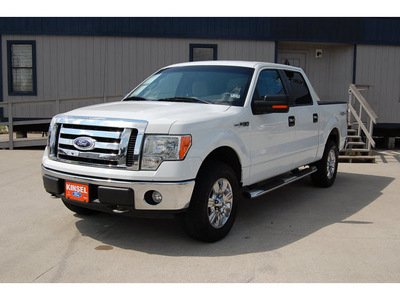 ford f 150 2009 white xlt flex fuel 8 cylinders 4 wheel drive automatic with overdrive 77706