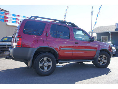 nissan xterra 2002 red suv se gasoline 6 cylinders rear wheel drive automatic 78654