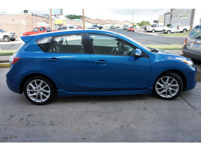 mazda mazda3 2012 blue hatchback s grand touring gasoline 4 cylinders front wheel drive automatic 78757