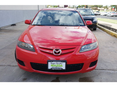 mazda mazda6 2008 red sedan i touring gasoline 4 cylinders front wheel drive automatic 78757