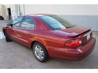 mercury sable 2001 red sedan ls premium gasoline 6 cylinders front wheel drive automatic 78757