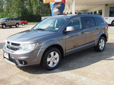 dodge journey 2012 gray sxt flex fuel 6 cylinders front wheel drive automatic 77657