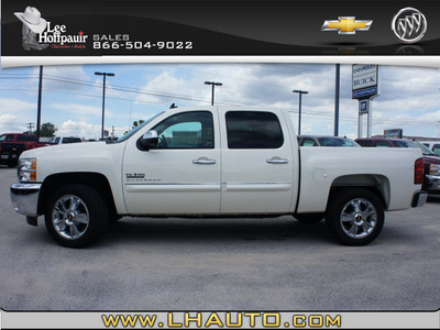 chevrolet silverado 1500 2013 white lt flex fuel v8 2 wheel drive automatic 78654