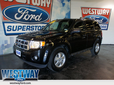 ford escape 2011 black suv xlt gasoline 4 cylinders front wheel drive 6 speed automatic 75062