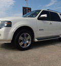 ford expedition 2008 white suv limited gasoline 8 cylinders 2 wheel drive 6 speed automatic 77521