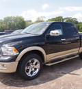 ram 1500 2012 black laramie longhorn gasoline 8 cylinders 2 wheel drive shiftable automatic 77515