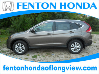 honda cr v 2012 gray suv ex l gasoline 4 cylinders front wheel drive automatic 75606