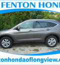 honda cr v 2012 gray suv ex l gasoline 4 cylinders front wheel drive automatic 75606