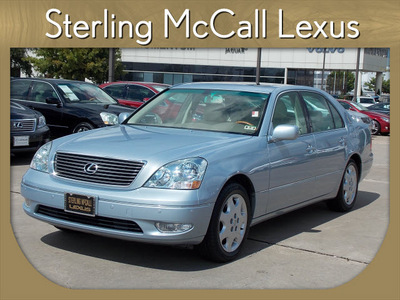 lexus ls 430 2003 lt  blue sedan gasoline 8 cylinders rear wheel drive automatic with overdrive 77074