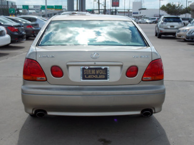 lexus gs 300 2001 gold sedan gasoline 6 cylinders rear wheel drive automatic with overdrive 77074