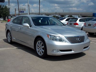 lexus ls 460 2008 silver sedan gasoline 8 cylinders rear wheel drive shiftable automatic 77074