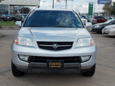 acura mdx 2003 silver suv gasoline 6 cylinders sohc all whee drive automatic with overdrive 77074