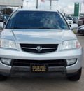 acura mdx 2003 silver suv gasoline 6 cylinders sohc all whee drive automatic with overdrive 77074