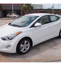 hyundai elantra 2013 white sedan gls gasoline 4 cylinders front wheel drive automatic 77074