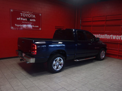 dodge ram 1500 2003 blue pickup truck slt 8 cylinders automatic with overdrive 76116