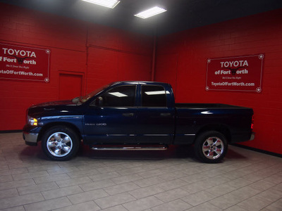 dodge ram 1500 2003 blue pickup truck slt 8 cylinders automatic with overdrive 76116