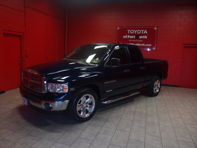 dodge ram 1500 2003 blue pickup truck slt 8 cylinders automatic with overdrive 76116