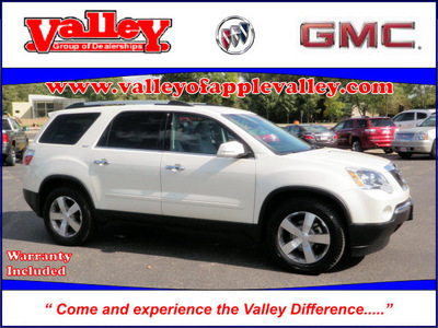 gmc acadia 2011 white suv slt gasoline 6 cylinders all whee drive automatic 55124