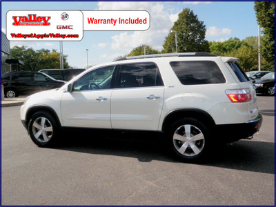 gmc acadia 2011 white suv slt gasoline 6 cylinders all whee drive automatic 55124