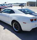 chevrolet camaro 2013 summit white coupe ls gasoline 6 cylinders rear wheel drive 6 speed automatic 76087