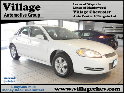 chevrolet impala 2012 white sedan ls flex fuel 6 cylinders front wheel drive not specified 55391