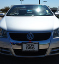 volkswagen eos 2009 silver komfort gasoline 4 cylinders front wheel drive automatic 76018