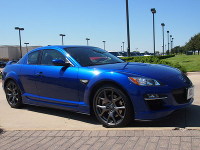 mazda rx 8 2009 blue coupe gasoline rotary rear wheel drive 6 speed manual 76018