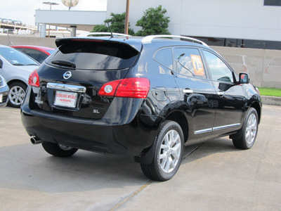 nissan rogue 2012 black sv gasoline 4 cylinders front wheel drive automatic with overdrive 77477