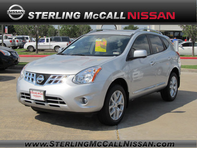 nissan rogue 2012 silver sv gasoline 4 cylinders front wheel drive automatic with overdrive 77477