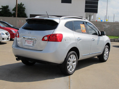 nissan rogue 2012 silver sv gasoline 4 cylinders front wheel drive automatic with overdrive 77477