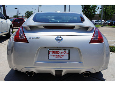 nissan 370z 2012 silver coupe touring gasoline 6 cylinders rear wheel drive automatic 77477
