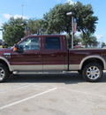 ford f 250 super duty 2009 dk  red king ranch diesel 8 cylinders 4 wheel drive automatic with overdrive 77477