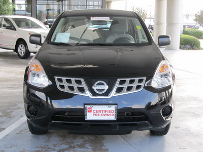 nissan rogue 2011 black s gasoline 4 cylinders front wheel drive automatic with overdrive 77477