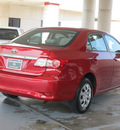 toyota corolla 2011 red sedan le gasoline 4 cylinders front wheel drive automatic with overdrive 77477