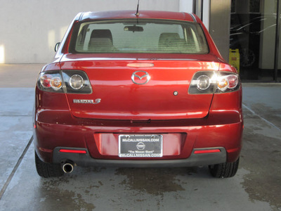 mazda mazda3 2009 dk  red sedan i touring value gasoline 4 cylinders front wheel drive shiftable automatic 77477