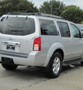 nissan pathfinder 2008 silver suv le gasoline 6 cylinders rear wheel drive automatic with overdrive 77477
