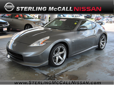 nissan 370z 2011 silver coupe nismo gasoline 6 cylinders rear wheel drive 6 speed manual 77477