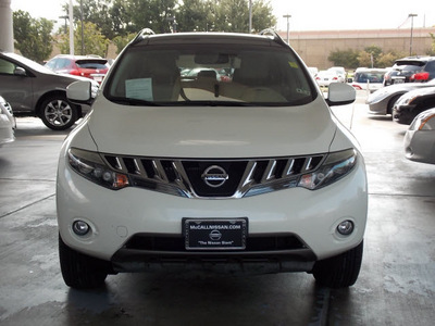 nissan murano 2009 off white suv sl gasoline 6 cylinders front wheel drive automatic with overdrive 77477