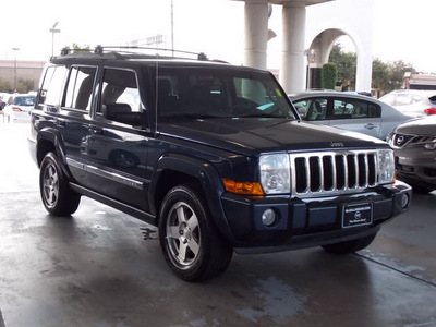 jeep commander 2010 blue suv sport gasoline 6 cylinders 2 wheel drive shiftable automatic 77477