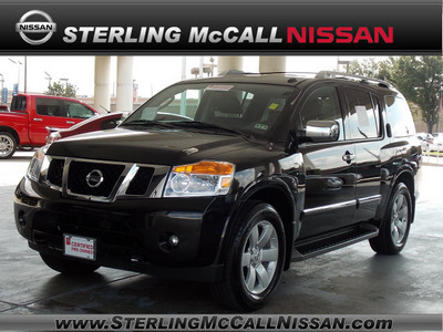 nissan armada 2010 black suv titanium flex fuel 8 cylinders 2 wheel drive automatic with overdrive 77477