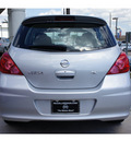 nissan versa 2012 silver hatchback 1 8 s gasoline 4 cylinders front wheel drive automatic 77477