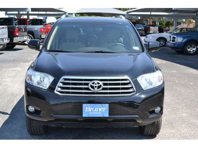 toyota highlander 2008 black suv limited gasoline 6 cylinders front wheel drive automatic 76401