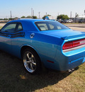 dodge challenger 2010 blue coupe r t classic gasoline 8 cylinders rear wheel drive automatic 75067