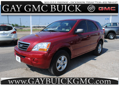 kia sorento 2008 dk  red suv gasoline 6 cylinders rear wheel drive automatic with overdrive 77539