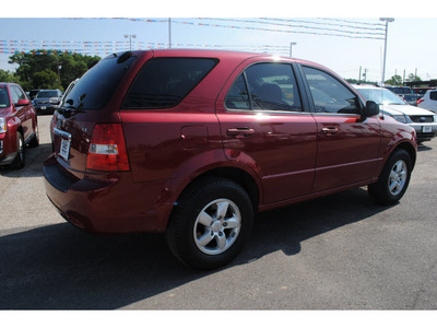 kia sorento 2008 dk  red suv gasoline 6 cylinders rear wheel drive automatic with overdrive 77539