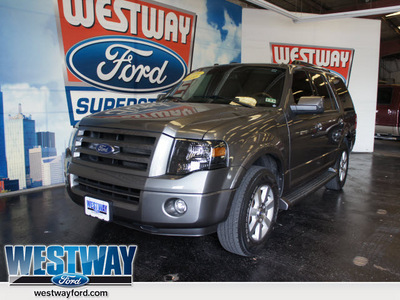 ford expedition 2010 dk  gray suv limited flex fuel 8 cylinders 2 wheel drive 6 speed automatic 75062