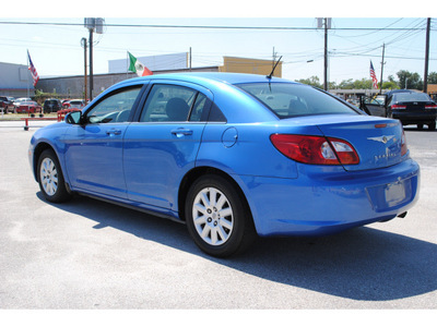 chrysler sebring 2007 blue sedan flex fuel 6 cylinders front wheel drive automatic 77023